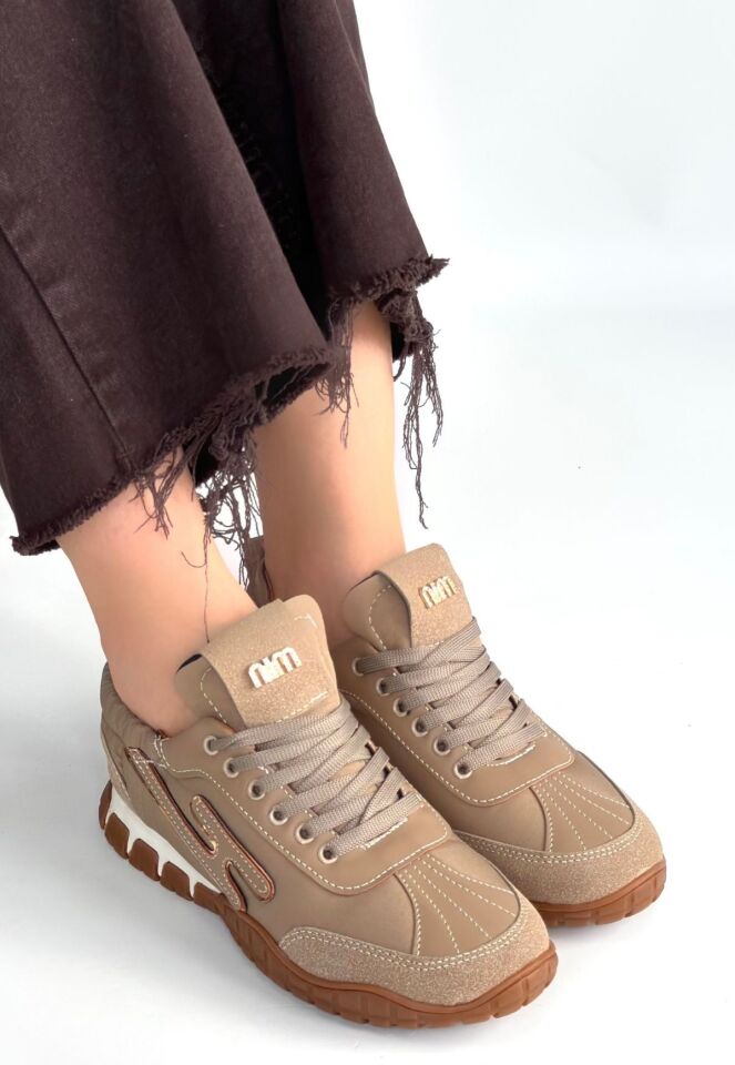 Huer Vizon Nubuk Bağcıklı Spor Ayakkabı